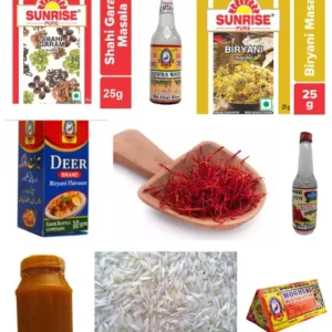 Bengali Biryani Masala Super Combo Pack (All Ingredients With Rice)