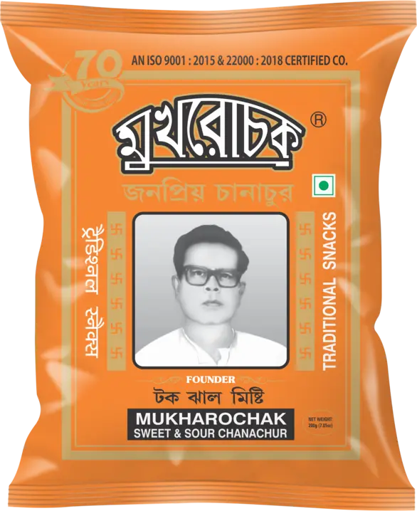 Mukharochak Namkeen Sweet and Sour Chanachur - 200 Grams