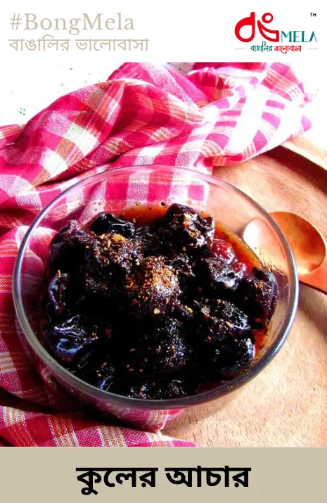 Topa Kuler Aachar / কুলের আচার / Red Berry Pickle / Jujube Pickle - 400 Gram