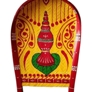 Hand Painted Designer Kulo For Wedding (with customize bride and groom picture)