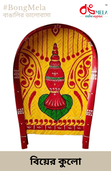 Hand Painted Designer Kulo For Wedding (with customize bride and groom picture)