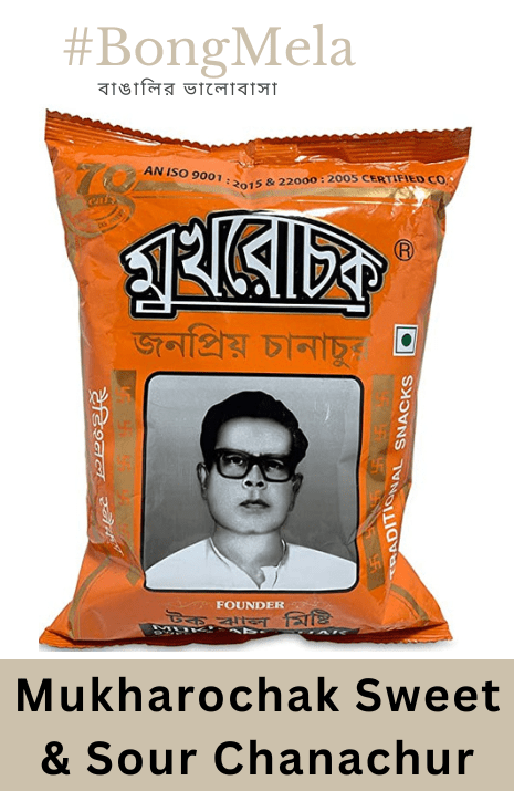 Mukharochak Namkeen Sweet and Sour Chanachur - 400 Grams
