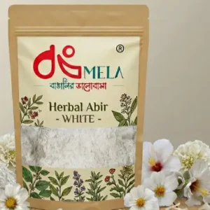 Natural White Colour Herbal Gulal / Harbal Sada Abir (ভেষজ সাদা আবির) - 250 Gram