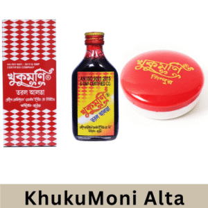Khuku Moni Alta 50 ML & Sindoor 16 GM Combo Package